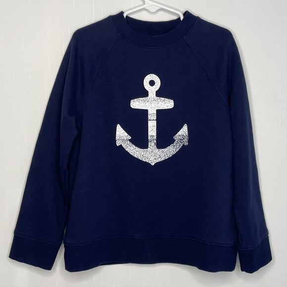 Janie and Jack Other - Janie And Jack Nautical Navy Anchor Sweatshirt Size 6